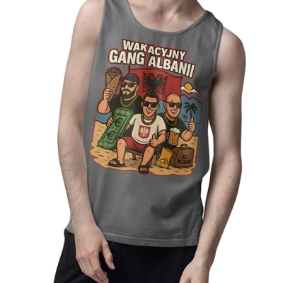 TANK TOP WAKACYJNY  Wakacyjny Gang Albanii